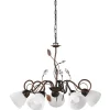 Trio Lighting Sisustusvalaisimet*kattokruunu Traditio 5-os E14 rustiikki