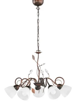 Trio Lighting Sisustusvalaisimet*kattokruunu Traditio 5-os E14 rustiikki