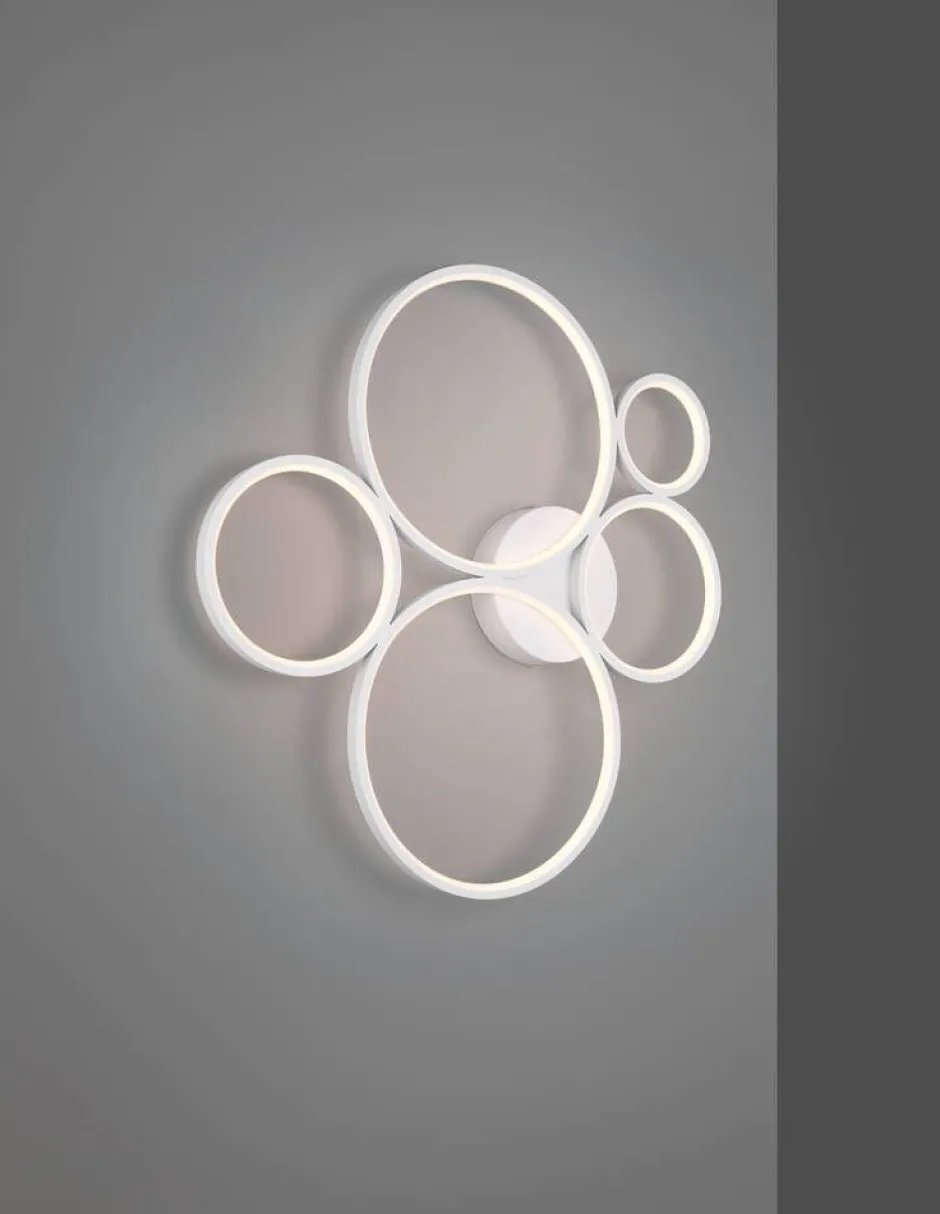 Trio Lighting Sisustusvalaisimet*kattovalaisin Rondo LED 5-os mattavalkoinen