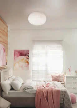 Trio Lighting Sisustusvalaisimet*kattovalaisin Furry 2xE27 hiekanvalkoinen