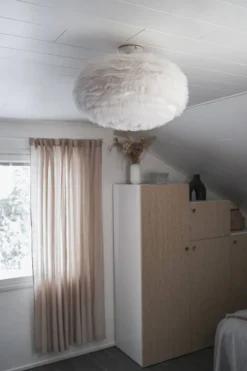Trio Lighting Sisustusvalaisimet*kattovalaisin Furry 2xE27 hiekanvalkoinen