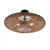 Trio Lighting Sisustusvalaisimet*kattovalaisin Hedda 2xE27 mattamusta/sisal