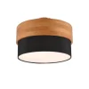 Trio Lighting Sisustusvalaisimet*kattovalaisin Seasons 30 cm E14 musta/puu