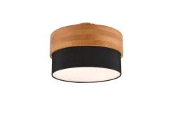 Trio Lighting Sisustusvalaisimet*kattovalaisin Seasons 30 cm E14 musta/puu