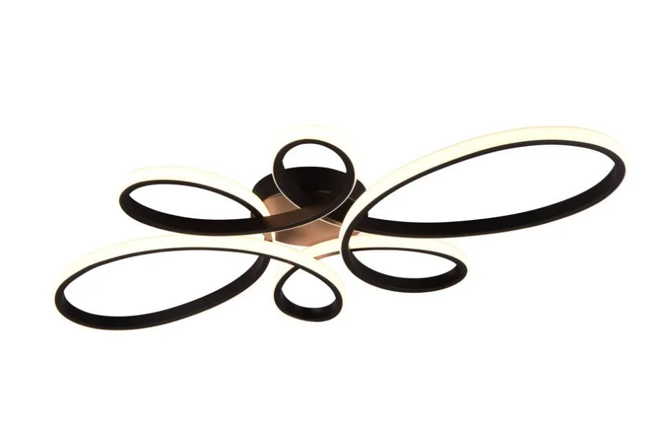 Trio Lighting Sisustusvalaisimet*kattovalaisin Fly LED 83 cm mattamusta
