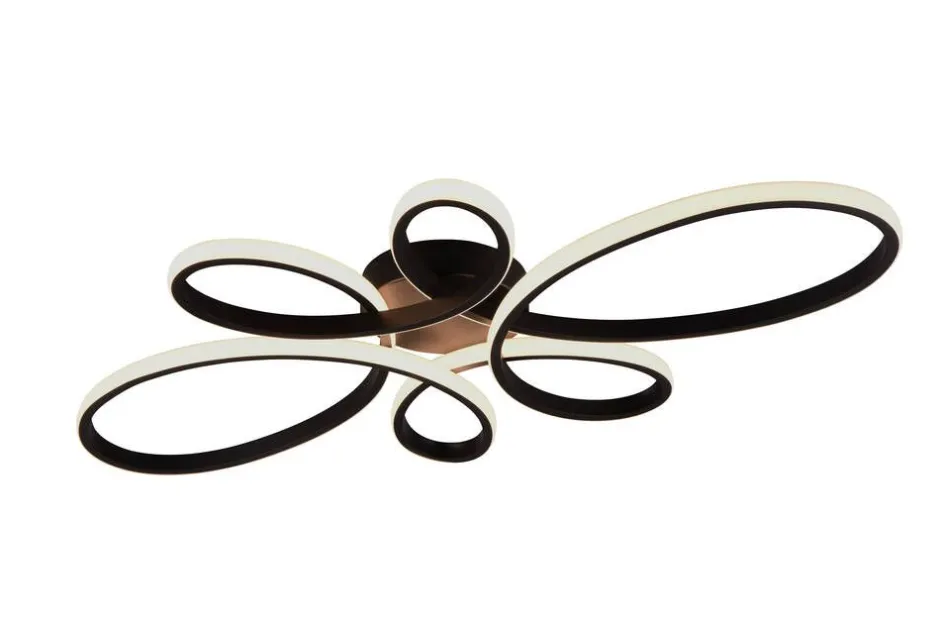 Trio Lighting Sisustusvalaisimet*kattovalaisin Fly LED 83 cm mattamusta