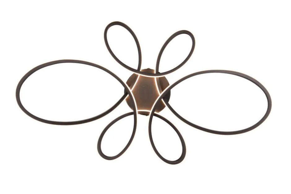 Trio Lighting Sisustusvalaisimet*kattovalaisin Fly LED 83 cm mattamusta