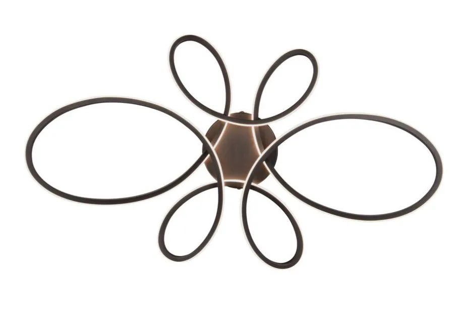 Trio Lighting Sisustusvalaisimet*kattovalaisin Fly LED 83 cm mattamusta