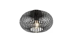Trio Lighting Sisustusvalaisimet*kattovalaisin Johann 30 cm E27 mattamusta