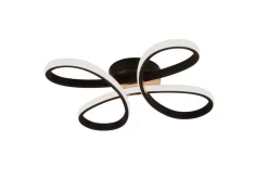 Trio Lighting Sisustusvalaisimet*kattovalaisin Fly LED 40 cm mattamusta