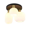 Trio Lighting Sisustusvalaisimet*kattovalaisin Diva 3-os E27 mattamessinki/valk