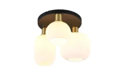 Trio Lighting Sisustusvalaisimet*kattovalaisin Diva 3-os E27 mattamessinki/valk