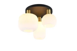 Trio Lighting Sisustusvalaisimet*kattovalaisin Diva 3-os E27 mattamessinki/valk