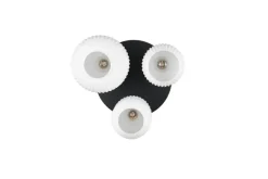 Trio Lighting Sisustusvalaisimet*kattovalaisin Diva 3-os E27 mattamessinki/valk