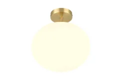 Trio Lighting Sisustusvalaisimet*kattovalaisin Fomento E27 mattamessinki/valkoi