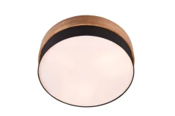 Trio Lighting Sisustusvalaisimet*kattovalaisin Seasons 50 cm E27 musta/puu