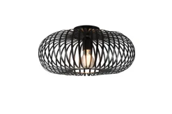 Trio Lighting Sisustusvalaisimet*kattovalaisin Johann 40 cm E27 mattamusta