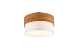 Trio Lighting Sisustusvalaisimet*kattovalaisin Seasons 30 cm E14 valkoinen/puu