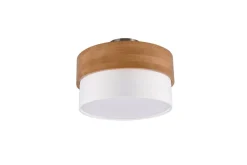Trio Lighting Sisustusvalaisimet*kattovalaisin Seasons 30 cm E14 valkoinen/puu
