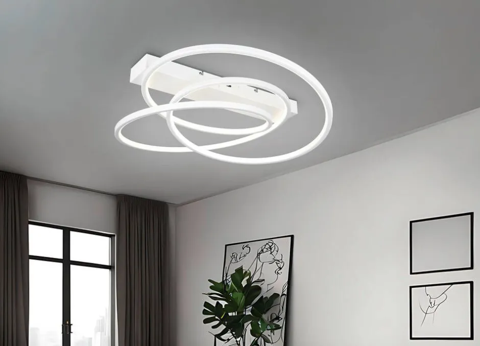 Trio Lighting Sisustusvalaisimet*kattovalaisin Darvin LED mattavalkoinen