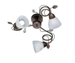 Trio Lighting Sisustusvalaisimet*kattovalaisin Traditio 3-os E14 rustiikki