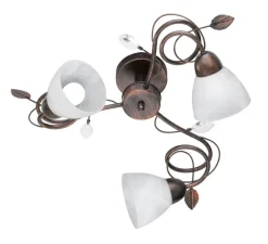 Trio Lighting Sisustusvalaisimet*kattovalaisin Traditio 3-os E14 rustiikki