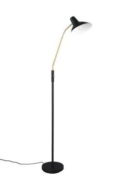 Trio Lighting Sisustusvalaisimet*lattiavalaisin Traveller E27 mattamusta/mattam