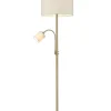 Trio Lighting Sisustusvalaisimet*lattiavalaisin Hotel E27+E14 mattamessinki
