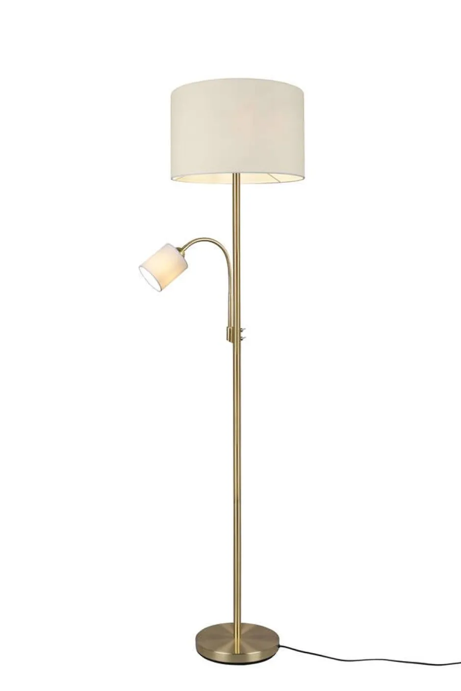 Trio Lighting Sisustusvalaisimet*lattiavalaisin Hotel E27+E14 mattamessinki