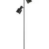 Trio Lighting Sisustusvalaisimet*lattiavalaisin Agudo 2xE27 mattamusta