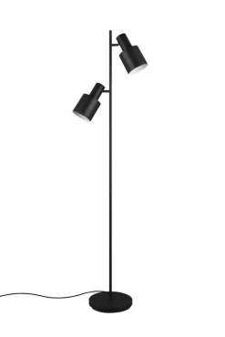 Trio Lighting Sisustusvalaisimet*lattiavalaisin Agudo 2xE27 mattamusta
