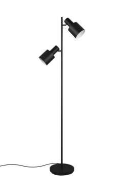 Trio Lighting Sisustusvalaisimet*lattiavalaisin Agudo 2xE27 mattamusta