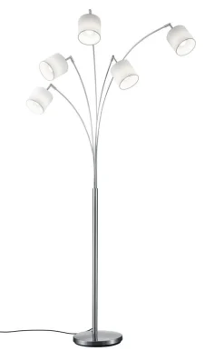 Trio Lighting Sisustusvalaisimet*lattiavalaisin kaari Tommy 5-os E14 harjattu t