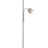 Trio Lighting Sisustusvalaisimet*lattiavalaisin Hotel E27+E14 harmaa