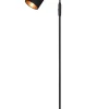 Trio Lighting Sisustusvalaisimet*lattiavalaisin Tommy 1-os E14 mattamusta/kulta