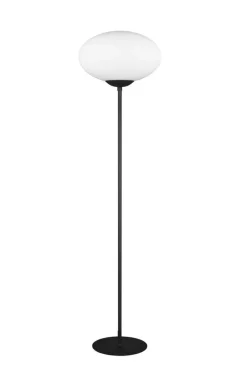 Trio Lighting Sisustusvalaisimet*lattiavalaisin Fomento E27 mattamusta/valkoine