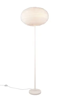 Trio Lighting Sisustusvalaisimet*lattiavalaisin Furry E27 hiekanvalkoinen