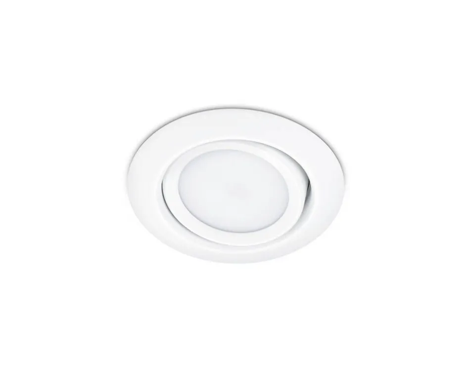 Trio Lighting Sisustusvalaisimet*LED alasvalo Rila mattavalkoinen pyöreä