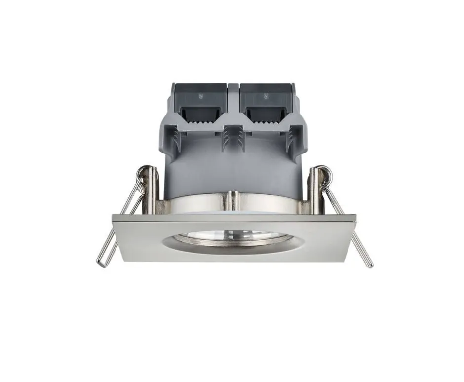 Trio Lighting Sisustusvalaisimet*LED alasvalo Zagros IP65 harjattu teräs neliö