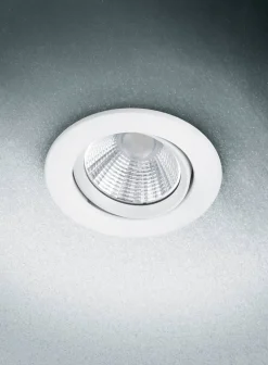 Trio Lighting Sisustusvalaisimet*LED alasvalo Pamir mattavalkoinen pyöreä