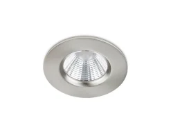 Trio Lighting Sisustusvalaisimet*LED alasvalo Zagros IP65 harjattu teräs pyöreä