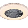 Trio Lighting Sisustusvalaisimet*LED kattotuuletin Harstad kromi starlight