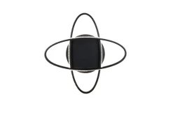 Trio Lighting Sisustusvalaisimet*LED kattovalaisin Lane mattamusta/kristalliefe