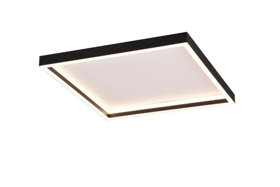 Trio Lighting Sisustusvalaisimet*LED kattovalaisin Rotonda neliö mattamusta