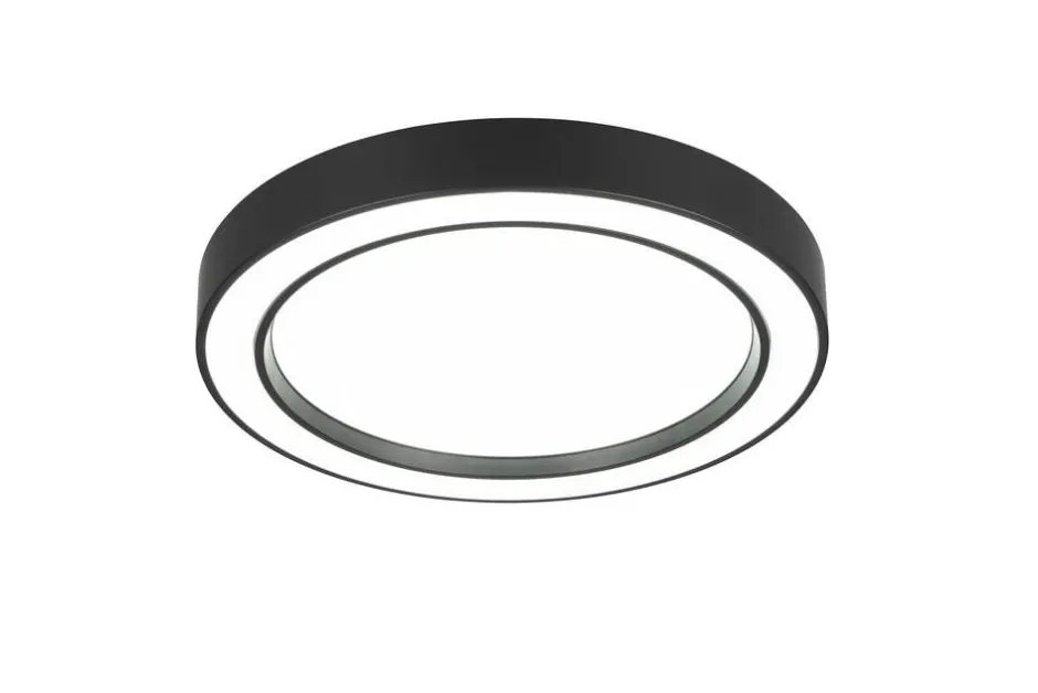 Trio Lighting Sisustusvalaisimet*LED kattovalaisin Arco 40 cm mattamusta RGBW