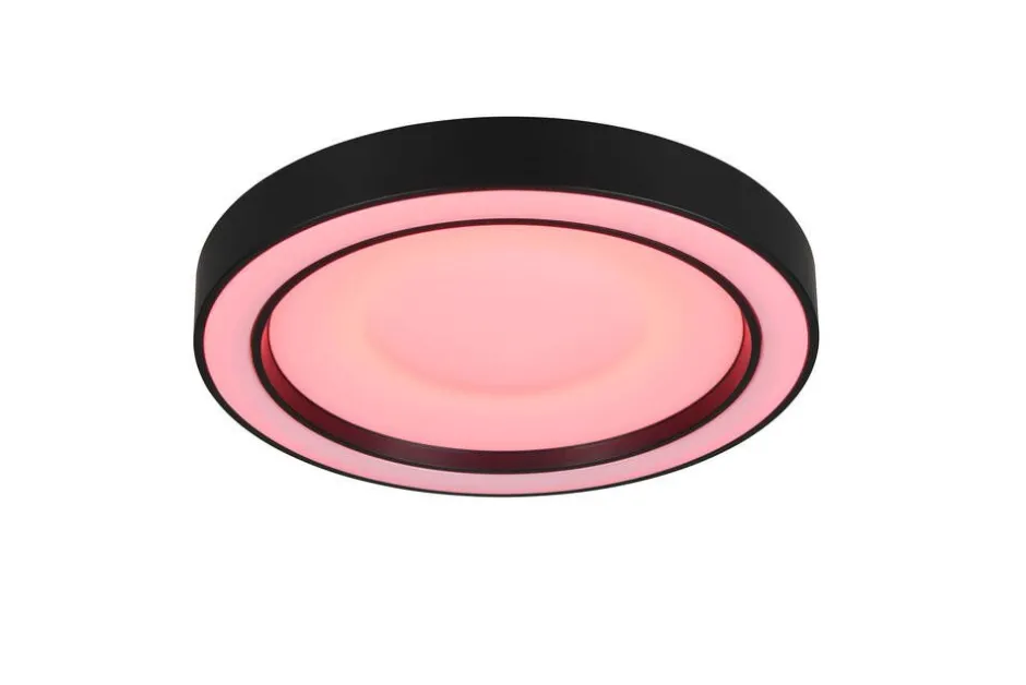 Trio Lighting Sisustusvalaisimet*LED kattovalaisin Arco 40 cm mattamusta RGBW
