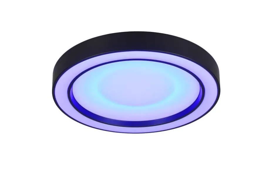 Trio Lighting Sisustusvalaisimet*LED kattovalaisin Arco 40 cm mattamusta RGBW