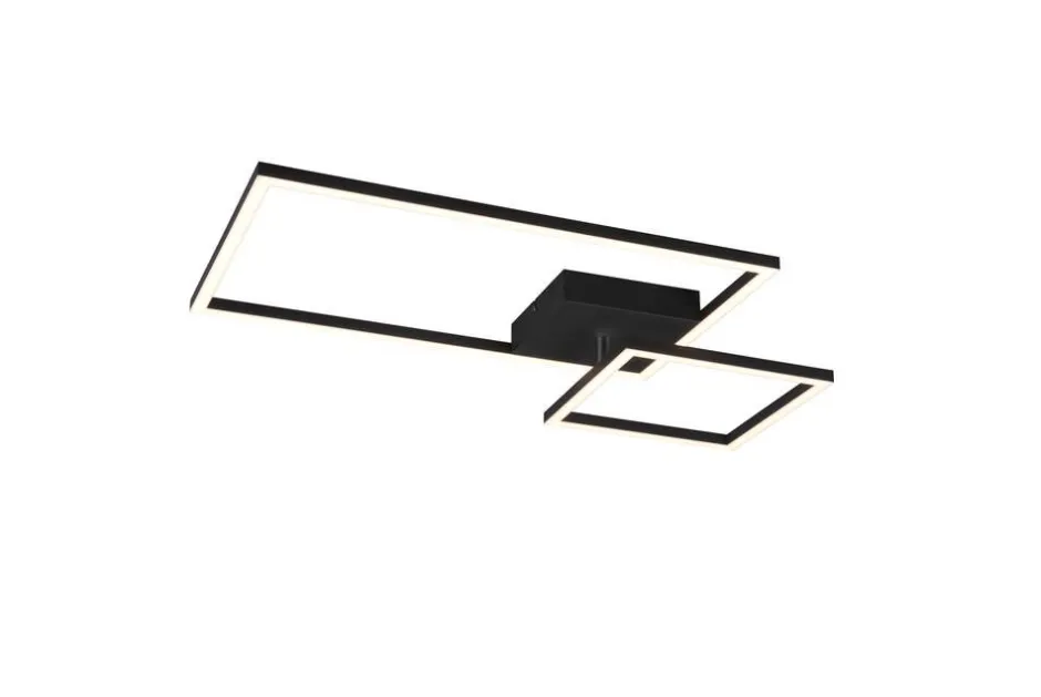 Trio Lighting Sisustusvalaisimet*LED kattovalaisin Padella mattamusta