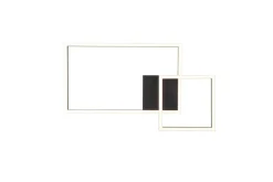 Trio Lighting Sisustusvalaisimet*LED kattovalaisin Padella mattamusta