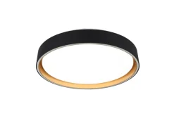 Trio Lighting Sisustusvalaisimet*LED kattovalaisin Felis 40 cm musta/kulta